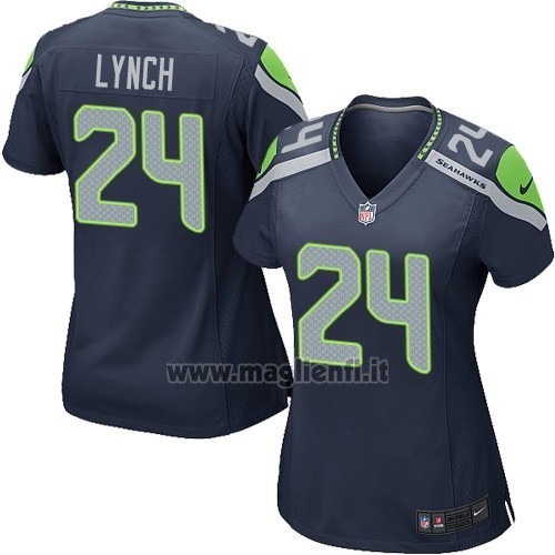 Maglia NFL Game Donna Seattle Seahawks Laych Blu Oscuro